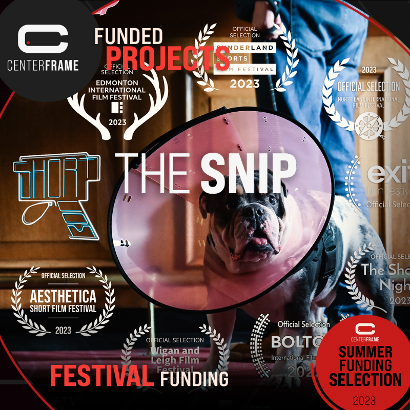 CenterframeClub's tweet photo. 🍿 Adam, Jade, &amp; Ben scored £2,000 to send their comedy short, THE SNIP, to #festivals! 🍆
🎬 Do you have an awesome #ShortFilm but no money left to #GetItSeen?
👛 The CenterFrame Club can help you out!
⌛ Just 5 DAYS left to SUBMIT: https://t.co/hxuILAMySK