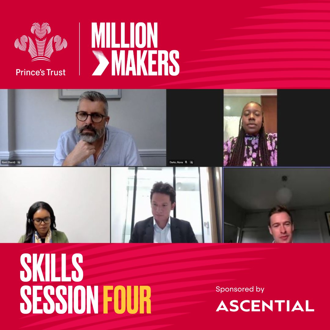 Yesterday, our #MillionMakers teams learnt about all things leadership in their final skills session! 🙌

A huge thank you to our panellists from <a href="/Ascential_/">Ascential - Part of the Informa Group</a>, Wellington, <a href="/BlackRock_UK/">BlackRock UK</a>, Pinsent Masons and <a href="/HP/">HP</a> who taught our teams how to be inspiring leaders. 👏