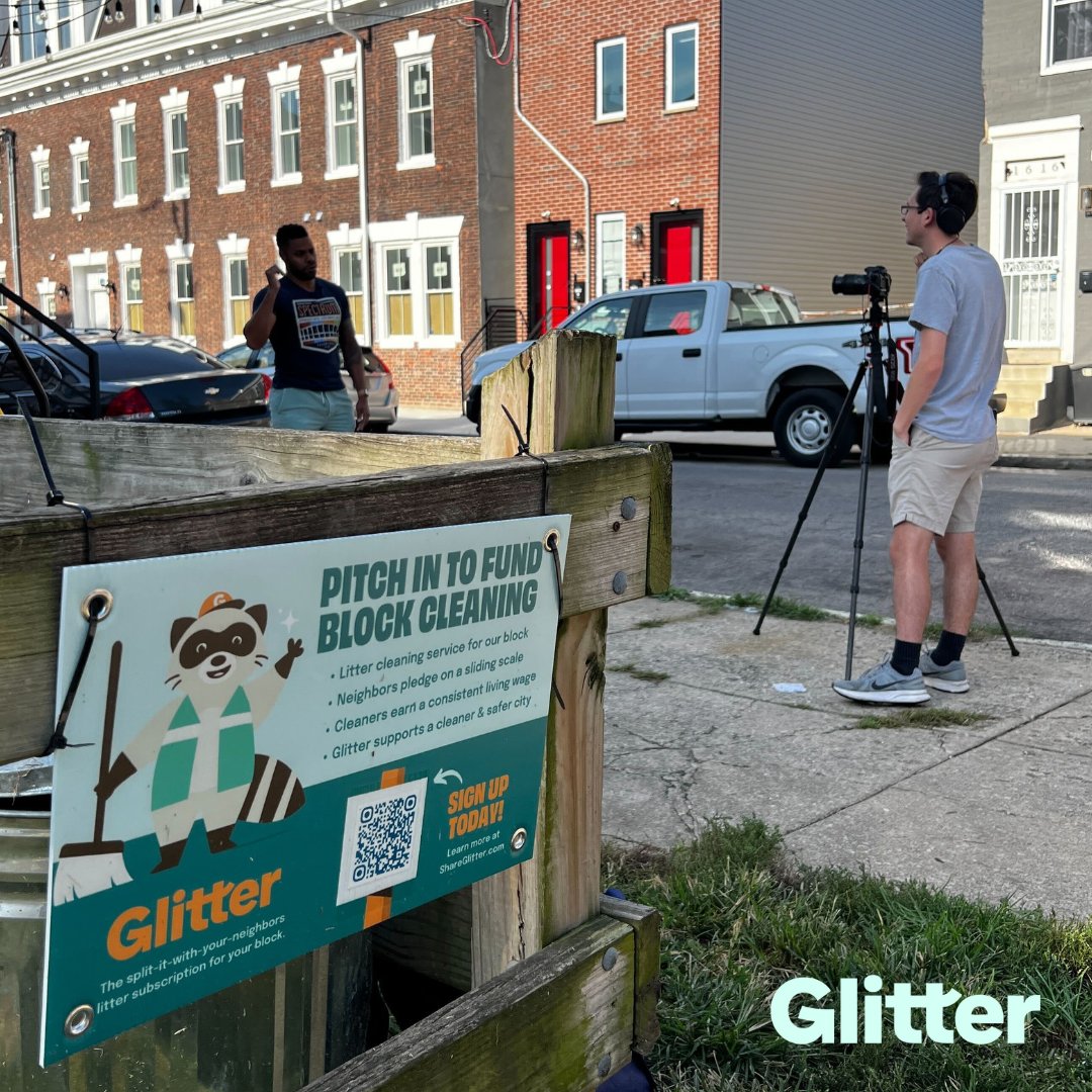 Glitter (@share_glitter) on Twitter photo Tune into <a href="/6ABC/">Action News on 6abc</a> today at 4:30pm to see Glitter's founder, Morgan, one of our amazing cleaners, Kevin, and a neighbor-subscriber, Kellan, share their stories about the impact Glitter is having on neighborhood blocks throughout the city. #litterfree #news #impact Tune into <a href="/6ABC/">Action News on 6abc</a> today at 4:30pm to see Glitter's founder, Morgan, one of our amazing cleaners, Kevin, and a neighbor-subscriber, Kellan, share their stories about the impact Glitter is having on neighborhood blocks throughout the city. #litterfree #news #impact