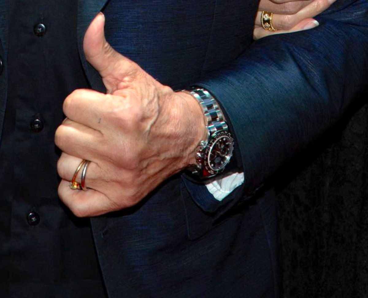 During an appearance at the Toronto International Film Festival for his documentary "Sly," Sylvester <a href="/TheSlyStallone/">Sylvester Stallone</a> looked back at his career that has spanned half a century, walking the red carpet with wife Jennifer Flavin by his side and a <a href="/ROLEX/">ROLEX</a> steel Daytona on the wrist.