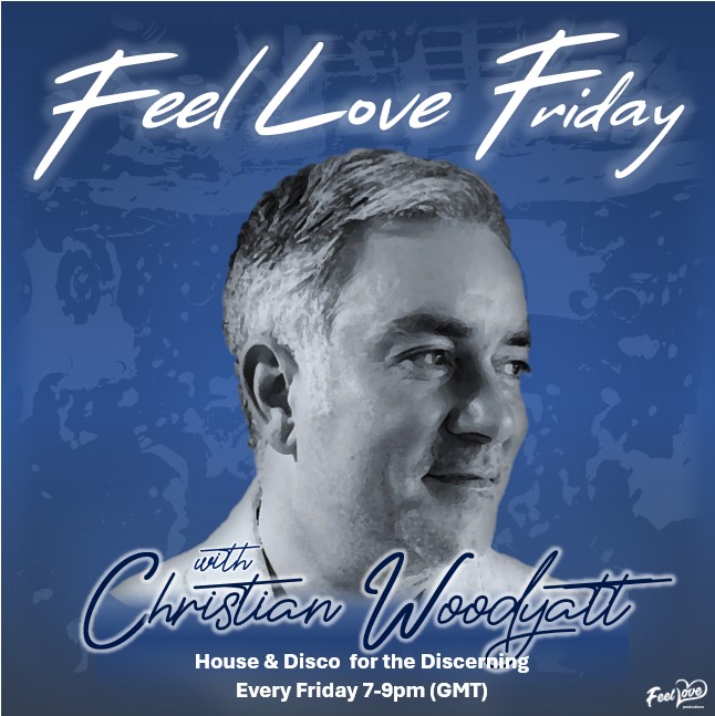 Live tonight between 7&amp;9 PM (GMT) Christian Woodyatt brings his penultimate Feel Love Friday show on the station. Expect the finest house &amp; disco for the discerning listener – past gems, FLF anthems and future heat.

Listen via crackersradio.com | App | Smart-Speaker