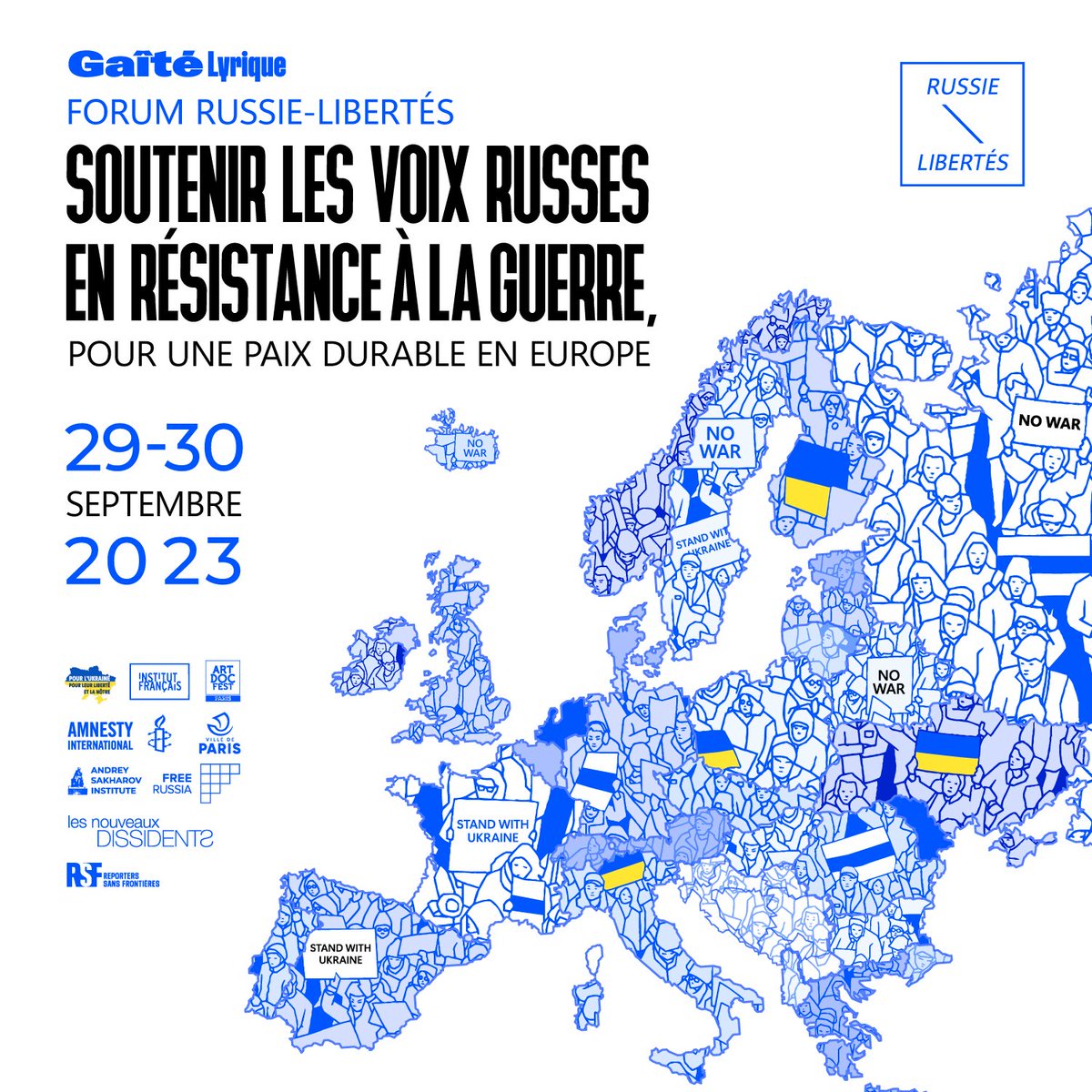 [Save The Date]
Parce que la culture est un phare ! pour soutenir les nombreuses voix en résistance à la guerre en Ukraine
<a href="/Rus_Lib/">Russie-Libertés</a>