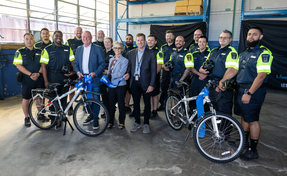 ⁦<a href="/cityoftoronto/">City of Toronto 🇨🇦</a>⁩ bylaw enforcement by officers on bikes starts today. So proud of Toronto staff for rising to my challenge. This makes our enforcement team faster, healthier, cheaper, friendlier, and more fun. How long until Transportation Services catch up?