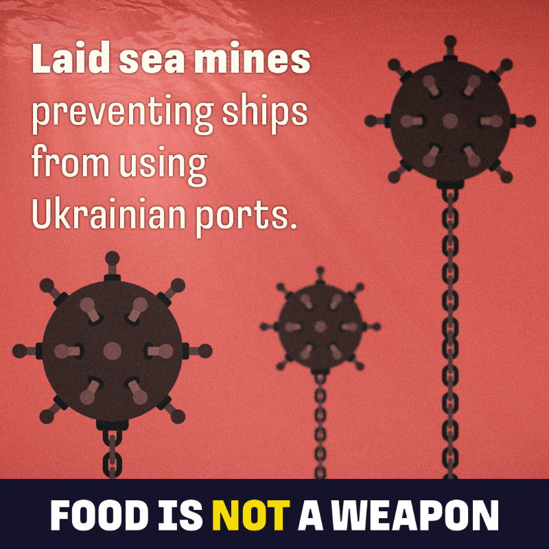 The Kremlin’s pattern of targeted attacks in the Black Sea demonstrates Putin’s willingness to weaponise food at the expense of the rest of the world.

#FoodIsNotAWeapon

Since 17 July 2023, Russia has ⬇️