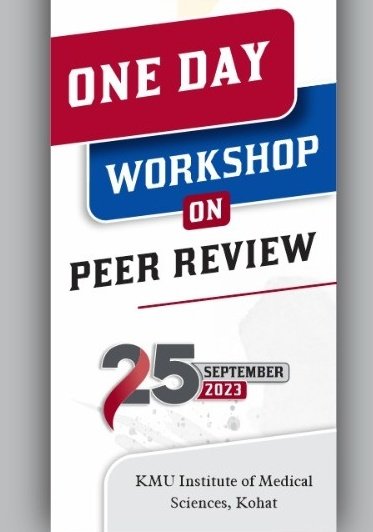KMUJOURNAL1's tweet photo. We're hosting a special
event focusing on the significance of #peerreview training. Peer review is the backbone of credible research. Training our peer reviewers ensures the quality and integrity of scientific knowledge.
#PeerReviewWeek #PeerRevWeek23
#PeerReviewMatters https://t.co/lsooAQwy0Z