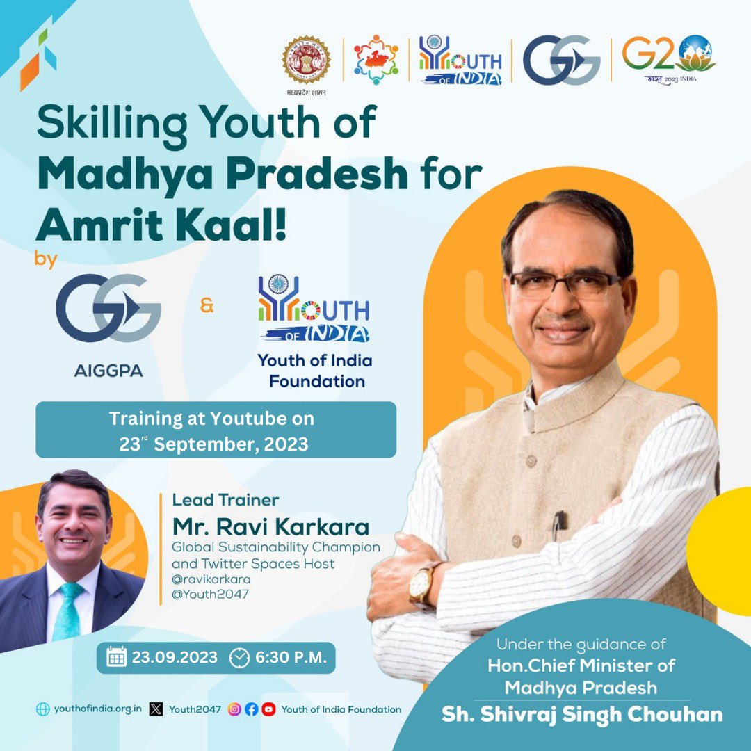 Nurturing Tomorrow's Voices!

Join us for the twitter session training by Shri <a href="/ravikarkara/">Ravi Karkara</a> ji. Let's amplify the impact, connect communities, and shape the future together. Ignite your digital prowess and become a catalyst for change.

#madhyapradesh #cmyip