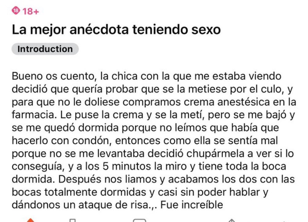 Increíble anécdota teniendo sexo