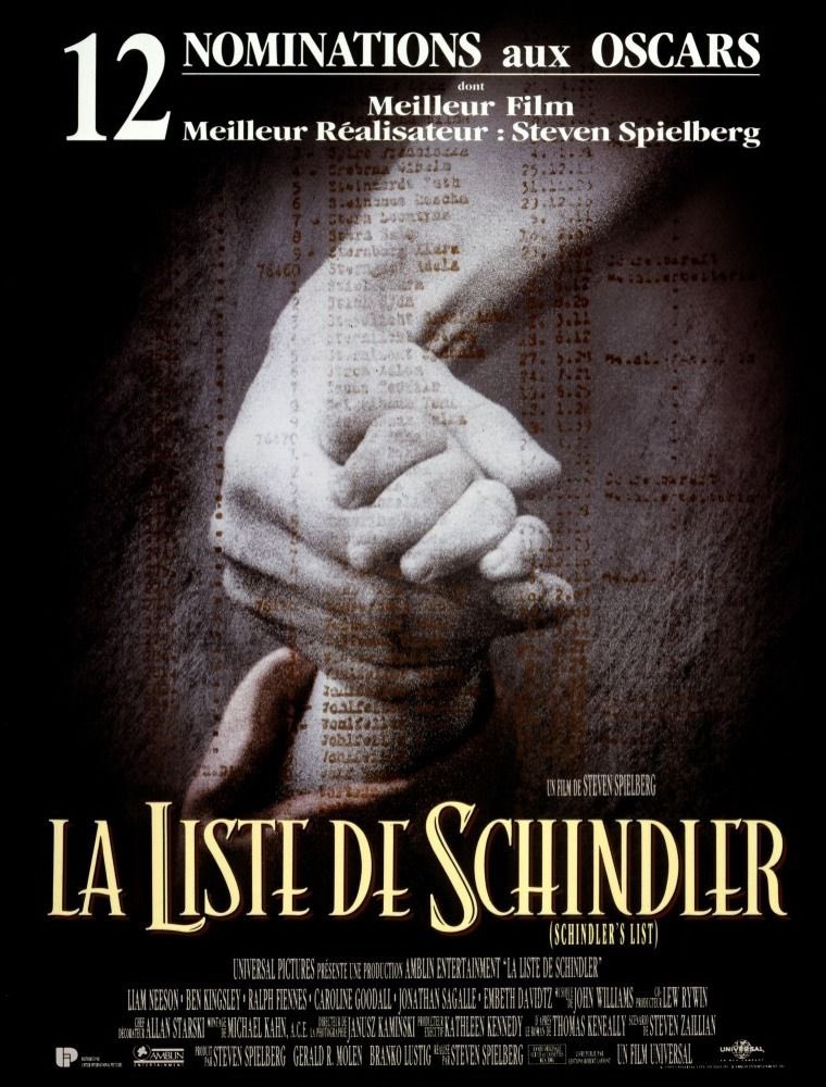 #LaListeDeSchindler 📺 Ce soir à 21h05 sur @France5tv, le film « La Liste de Schindler » de Steven Spielberg.