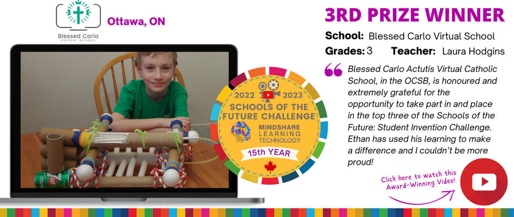 Tom D'Amico (@tdottawa) on Twitter photo Schools of the Future 2023 via MindShare Learning - Congratulations toΒ <a href="/CarloOCSB/">Blessed Carlo Virtual School</a> and grade 3 teacher Laura Hodgins for this National Award! mindsharelearning.ca/schools-of-theβ¦ Schools of the Future 2023 via MindShare Learning - Congratulations toΒ <a href="/CarloOCSB/">Blessed Carlo Virtual School</a> and grade 3 teacher Laura Hodgins for this National Award! mindsharelearning.ca/schools-of-theβ¦