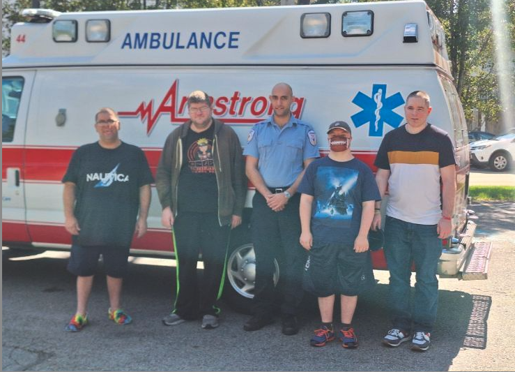 This week we were visited by a group from adults with disabilities. We enjoyed showing them around and giving some insight into how an ambulance operates. We hope they visit us again soon!