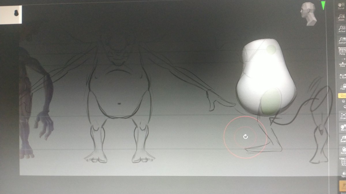 YunaaMokke's tweet photo. Ayer empecé a hacer un goblin con la tablet de dibujo 😼🤘 estamos en proceso https://t.co/cpY3iOMgiZ