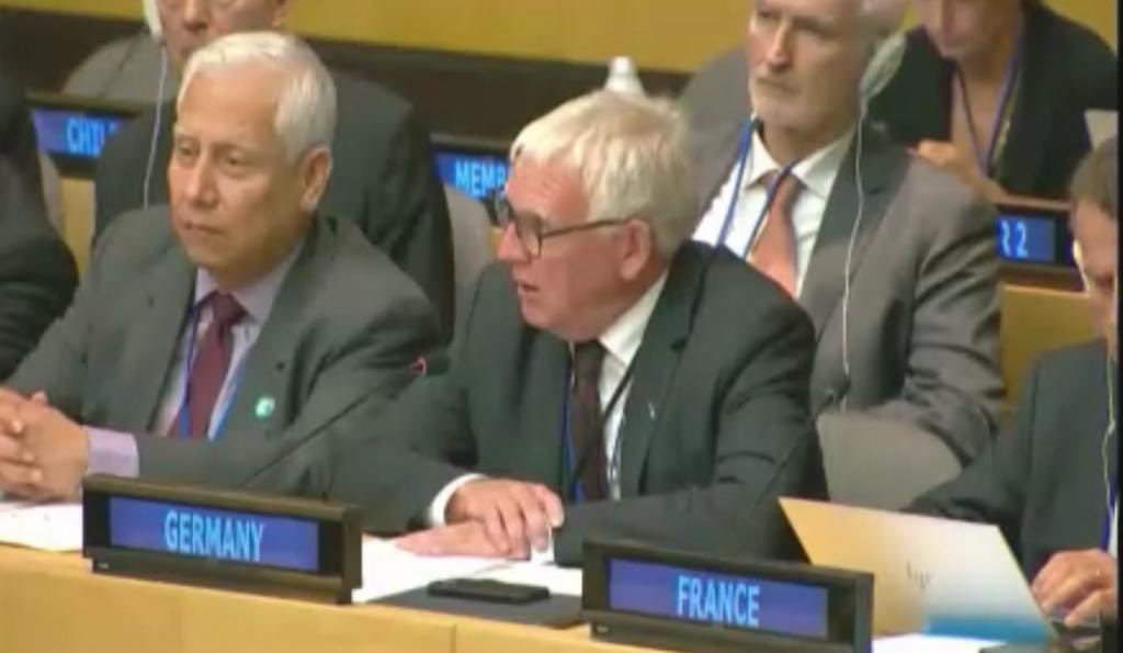 BMZ_Bund's tweet photo. At the Ministerial Consultations on #LossAndDamage, State Secretary @JochenFlasbarth makes clear: The future L&amp;D-fund must support the developing countries most affected by #ClimateChange and all countries that contributed to climate change have to finance the fund. #ClimateWeek https://t.co/XnB9O16Pb3