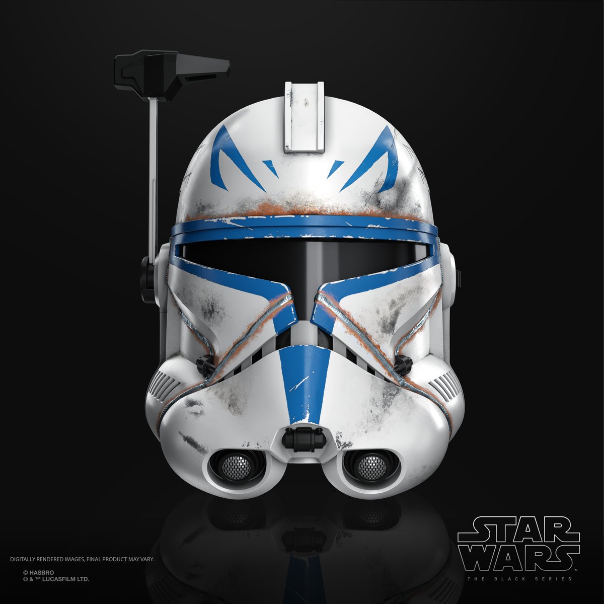 getFANDOM's tweet image. In honor of Captain Rex’s live-action debut in #Ahsoka, we’ve got exclusive intel on his newly revealed Star Wars: The Black Series electronic helmet

⭐️ Movable rangefinder with sound effects

⭐️ ️Vocal distortion button

⭐️ Spring 2024

#PulseCon | fandom.link/CaptRexHelmet