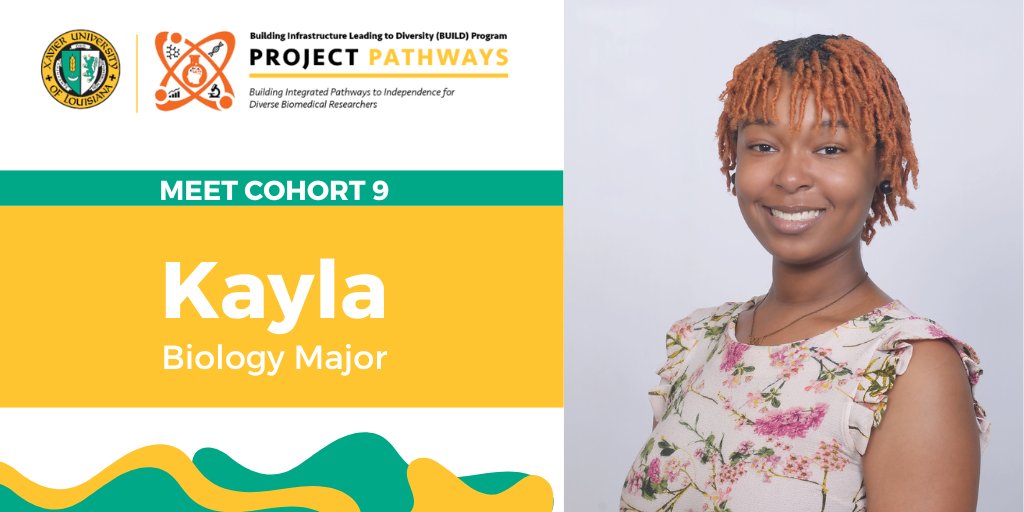 Closing out #MeetCohort9 is Biology major, Kayla! She chose @xula1925 as we're known for sending the most Black students to medical school. XULA helped her discover her passion for research and in the future, she plans to obtain her Ph.D. in genetics or immunology. #XULABUILD