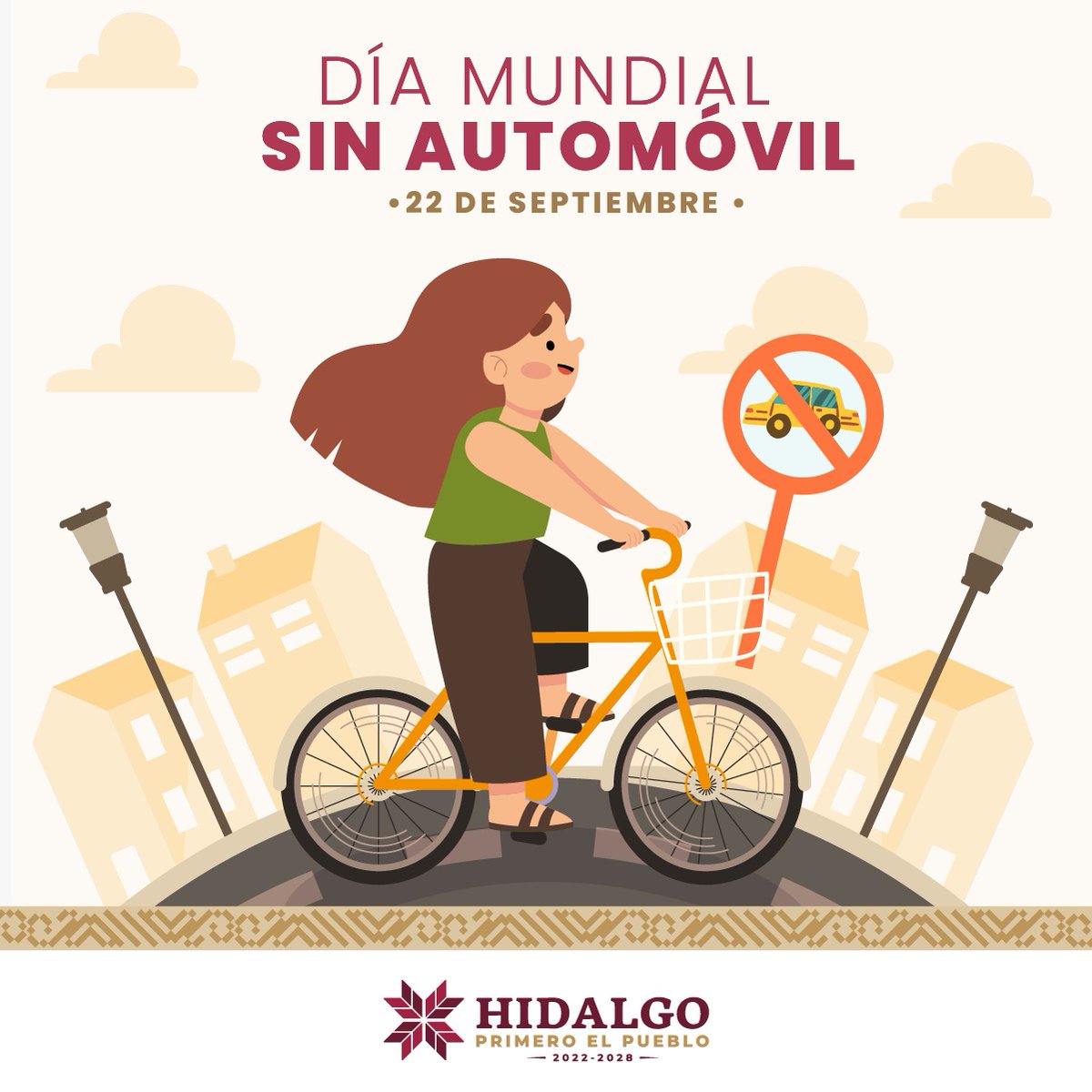 gobiernohidalgo's tweet photo. ¡Hoy celebramos el #DíaMundialSinAutomóvil! 🌎
En Hidalgo, te invitamos a dejar el auto en casa y elegir alternativas sostenibles para moverte. Cuidemos el planeta y promovamos una movilidad más amigable. #HidalgoSinAuto 🚗 https://t.co/DwXtWQhMNn