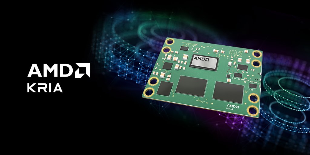 AMDembedded's tweet image. We’re expanding our AMD #Kria portfolio with the AMD Kria K24 #SystemOnModule (SOM)— the right balance of power, size, and performance. Check out the blog: bit.ly/3rnura2