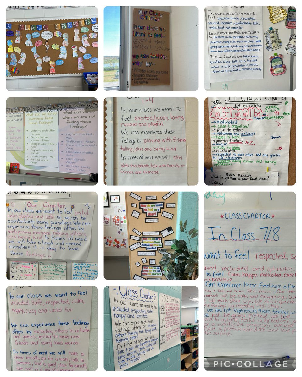 A glimpse into how students <a href="/RSP_HDSB/">Rattlesnake Point Public School</a> want to feel, how they can express their feelings to each other and what they require in times of need. Living and breathing Class Charters truly making a difference ❤️💛💚💙 <a href="/HDSB_smhwb/">HDSB student mental health and well-being</a> <a href="/HaltonDSB/">HDSB</a> @marcbrackett