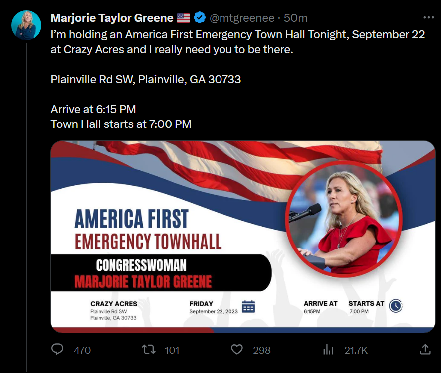 TheSnarkTank99's tweet image. Tentative Schedule of upcoming MAGA meet-ups:

9/22 - Crazy Acres
9/29 - Freaking Lunatic Tractor Supply
10/6 - Clinically Insane Feed and Grain
10/13 - Moron Farms
10/20 - Inbred dummy Vape Emporium
10/27 - Kooky Karen's Klanetarium

Mark you calendars!!
#CrazyAcres