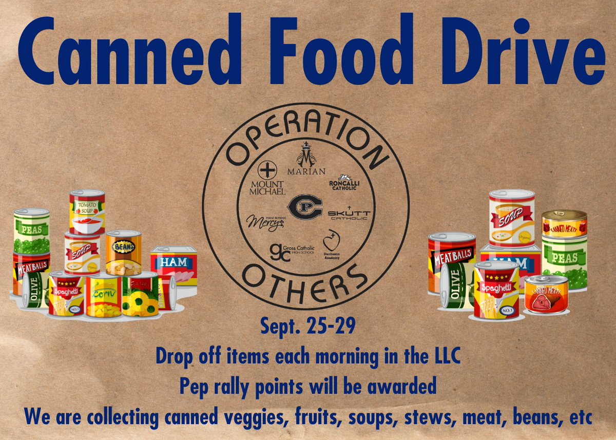 CP_Ministry's tweet photo. Next week is the O.O. Food Drive at Prep! https://t.co/ehjn05kPHh