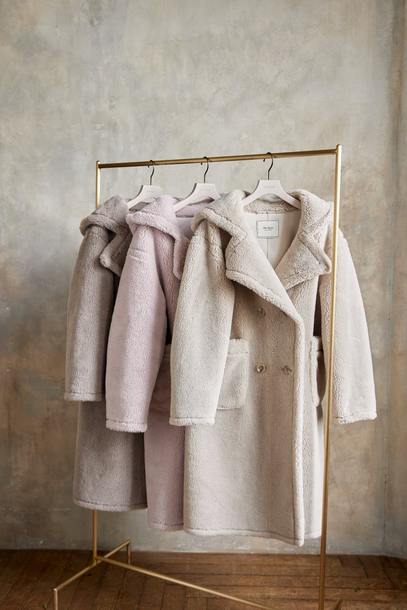 Fleur Shearling Boa Coat / her lip to 【公式通販】