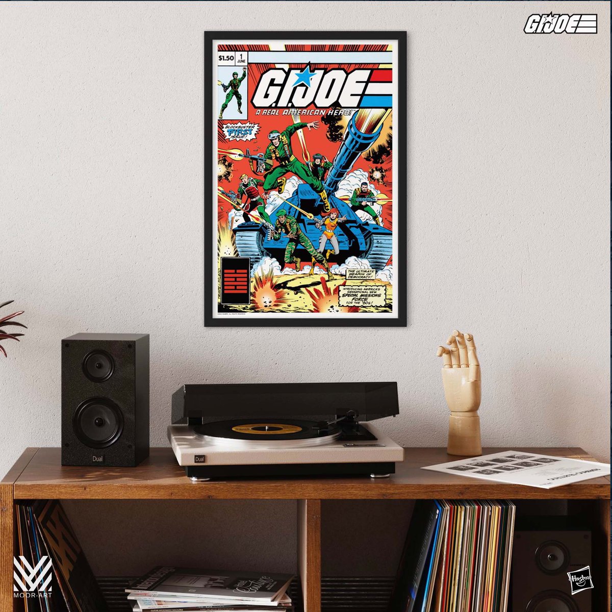 MoorArtGallery's tweet image. ON SALE NOW!
Officially Licensed Fine Art Poster. G.I. JOE comic cover #1. 

Only 60 hand-numbered pieces. Available worldwide. 
Grab yours here: moorartgallery.com/products/gi-jo…
#gijoe #hasbropulsecon #hasbro