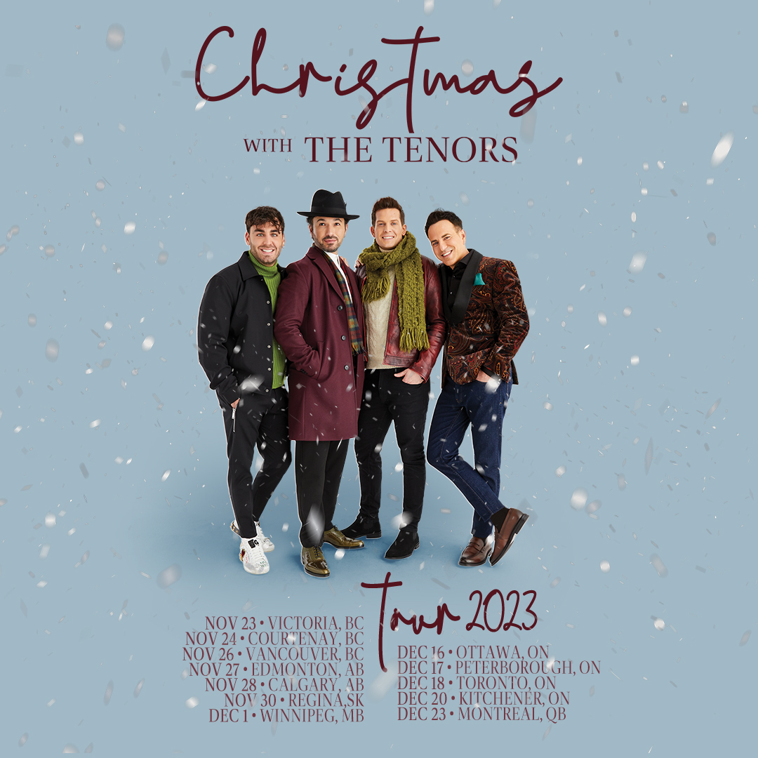 The Christmas with The Tenors Tour is on sale now!! Hear songs from our upcoming album plus fan favorites that are bound to blow you away ❤️. Get your tickets at tenorsmusic.com/#shows