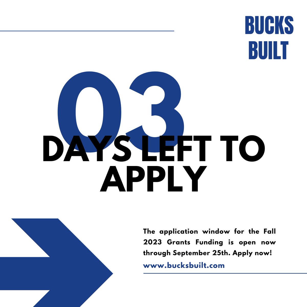 The countdown to opportunity is on! Only 3 days remain to submit your application for a $10,000 grant funded by <a href="/PennCommBank/">Penn Community Bank</a>.

Access the application before time runs out: startupbucks.org/bucks-built-ap…

#startup #startupfund #startuplife
