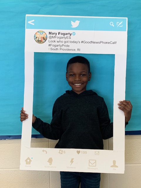 Good News Phone Call! Gavin is working extra hard in reading group. He is helping classmates, following directions, and finishing all his work. He is the STAR of the group! Keep it up, Gavin!
<a href="/CMonterecy/">Courtney Monterecy</a>
<a href="/MsAlyssaShelley/">Alyssa Shelley</a>
<a href="/pvdschools/">Providence Public Schools</a>
#FogartyPride
<a href="/MalareeFontes/">Malaree Fontes</a>