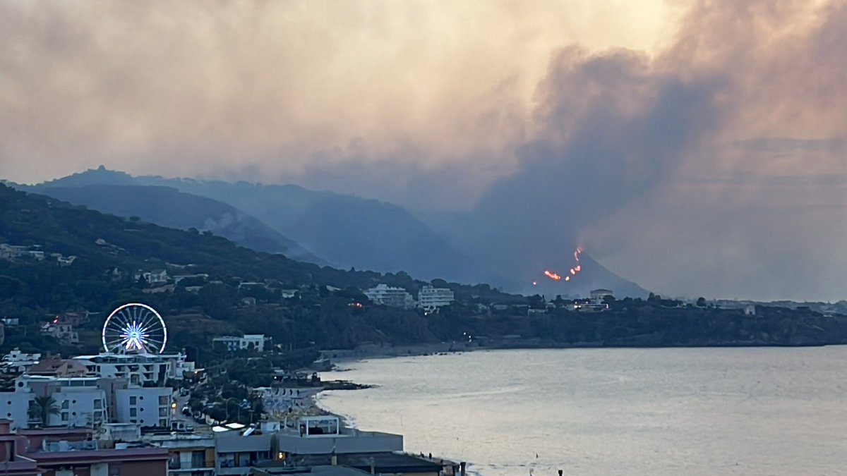 Cefalu now #fuego #fire #sicily