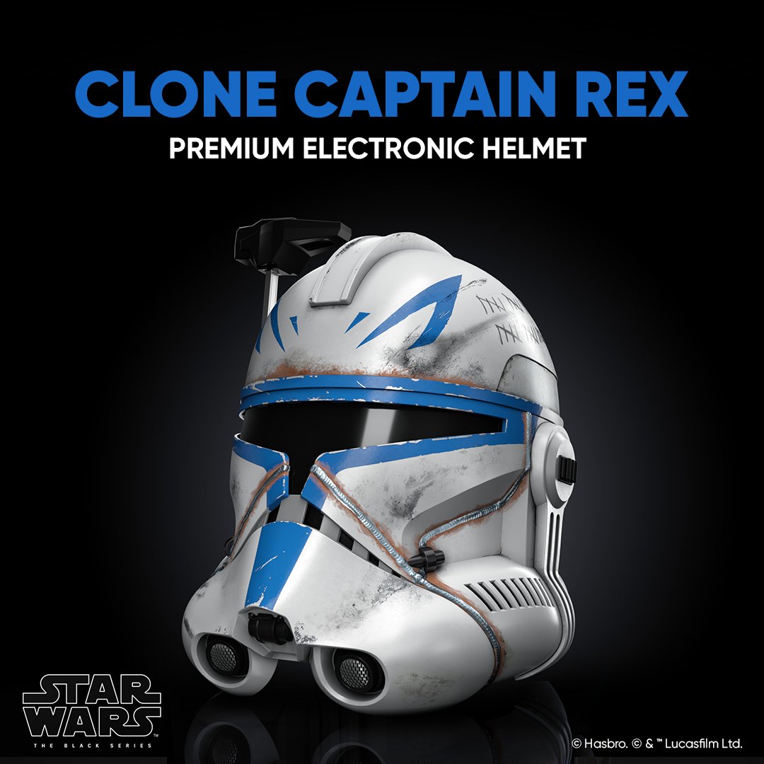 Revealed at #HasbroPulseCon, become like Clone #CaptainRex with the #StarWars #TheBlackSeries Clone Captain Rex Electronic Helmet! Available for pre-order on #HasbroPulse beginning at 4:00pm ET for Hasbro Pulse Premium members and at 5:00pm ET for all fans.