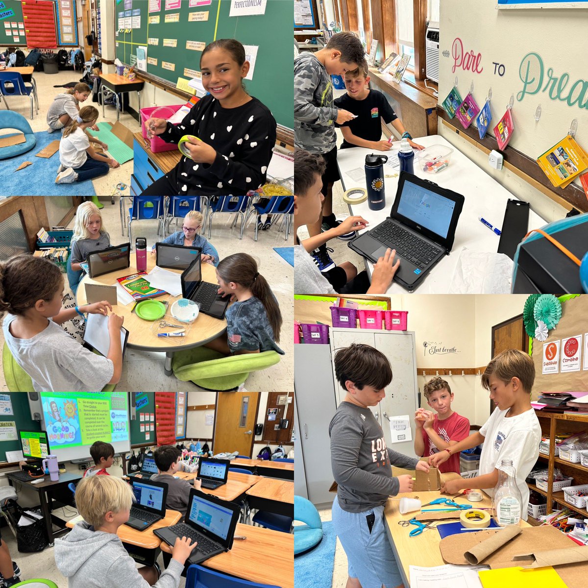 LARC_LB's tweet photo. RISE time (Reaching for Innovation and Specialized Exploration) has launched as students choose an area for creative innovation and growth. Students begin specialized coding creations, maker designs, and inquiry investigations! #ProudToBeLB #LBLeads https://t.co/0mGLxVDf36