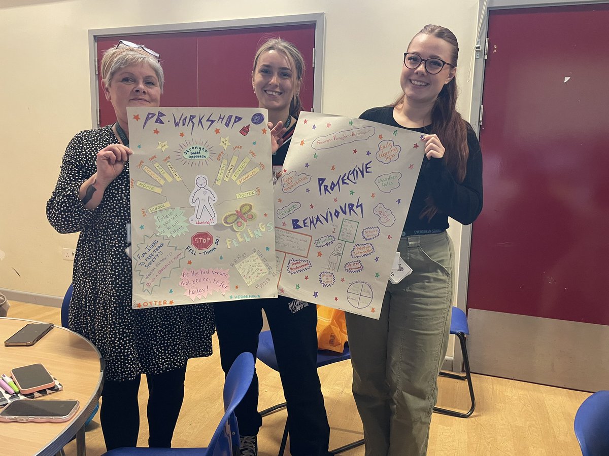 ann_seal's tweet photo. Wonderful day with half the @Evergreen_Sch staff, the rest on Monday 😊 #ProtectiveBehaviours training for the whole community so they can build on good practice and be even better! #wellbeing for all #safeplace #cpd @PBTrainingUK #SharedWithConsent https://t.co/Tq29RSjleD
