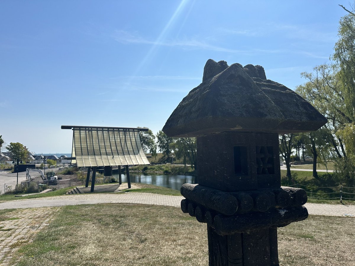 I’m here at Ontario Place with the Japanese Temple Bell. I’ve been told on Monday, on behalf of an Austrian company (preempting the City’s review), the province will remove this. Like we did for the Greenbelt, when our government isn’t on our side, the people will take a stand.