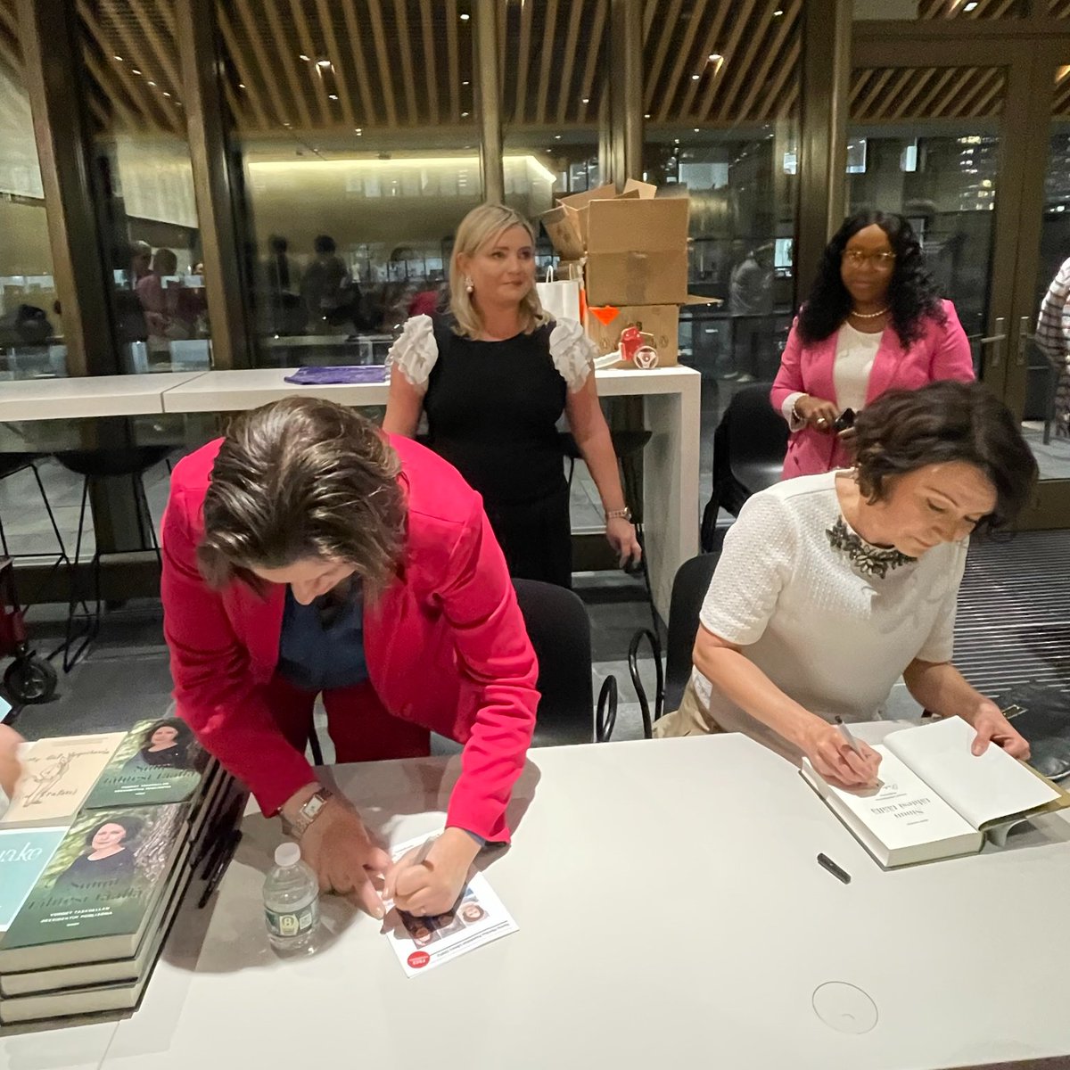 Fabulous event at <a href="/nypl/">NY Public Library</a> with Consulate Generals of Iceland and <a href="/FinlandNY/">Finland in New York</a>. Opened by Lilja Dögg Alfreðsdóttir, Icelandic Minister of Culture, moderated by author <a href="/neilhimself/">Neil Gaiman</a> and featuring a literary discussion with First Lady of Iceland, <a href="/elizajreid/">Eliza Reid</a> &amp; of Finland Dr. <a href="/JenniHaukio/">Jenni Haukio</a>