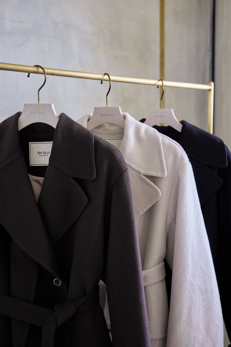 Capucines Long River Coat// タイムレスでエレガントな ウールの