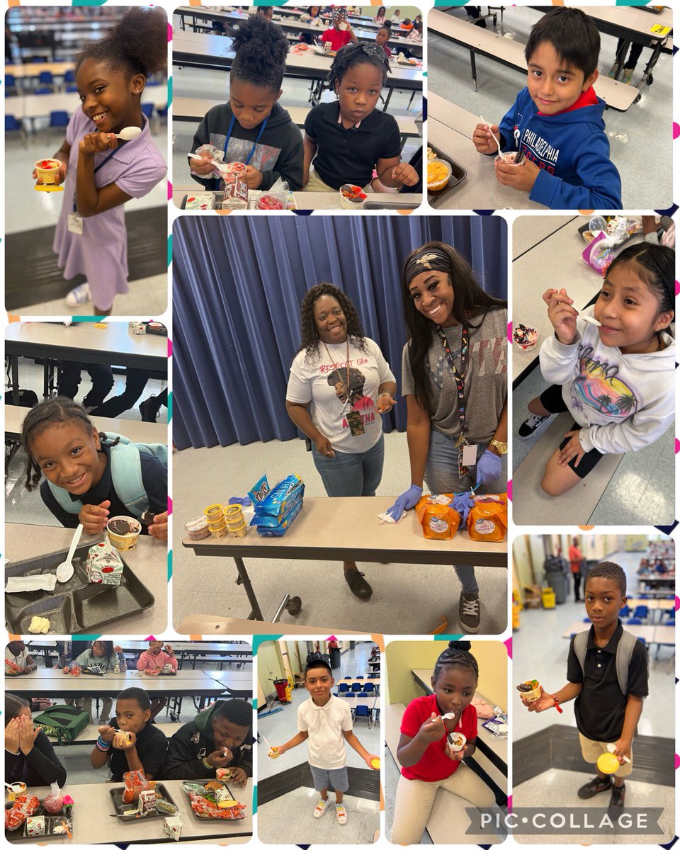 Success is sweet like #IceCream! 🍦 Our assistant principal <a href="/MAWillMadeIt561/">Miesha Williams</a> &amp; SAI Ms. Lofton served 3rd, 4th and 5th graders a yummy reward for scoring 70% or higher on their math unit assessment. Hard work really pays! 🎉🥳  <a href="/McKnight_WRES/">Dr. Alisha McKnight</a> <a href="/WestRivieraES/">West Riviera Elementary School</a> <a href="/pbcsd/">The School District of Palm Beach County</a> #PBCSD