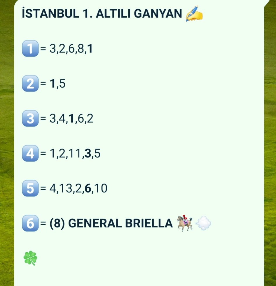 Kitap yazmadık ama, alternatif kupon vermeden de arada sırada isabet sağlayabiliyoruz.
2.047,22 ₺ ✔
🫡🫶