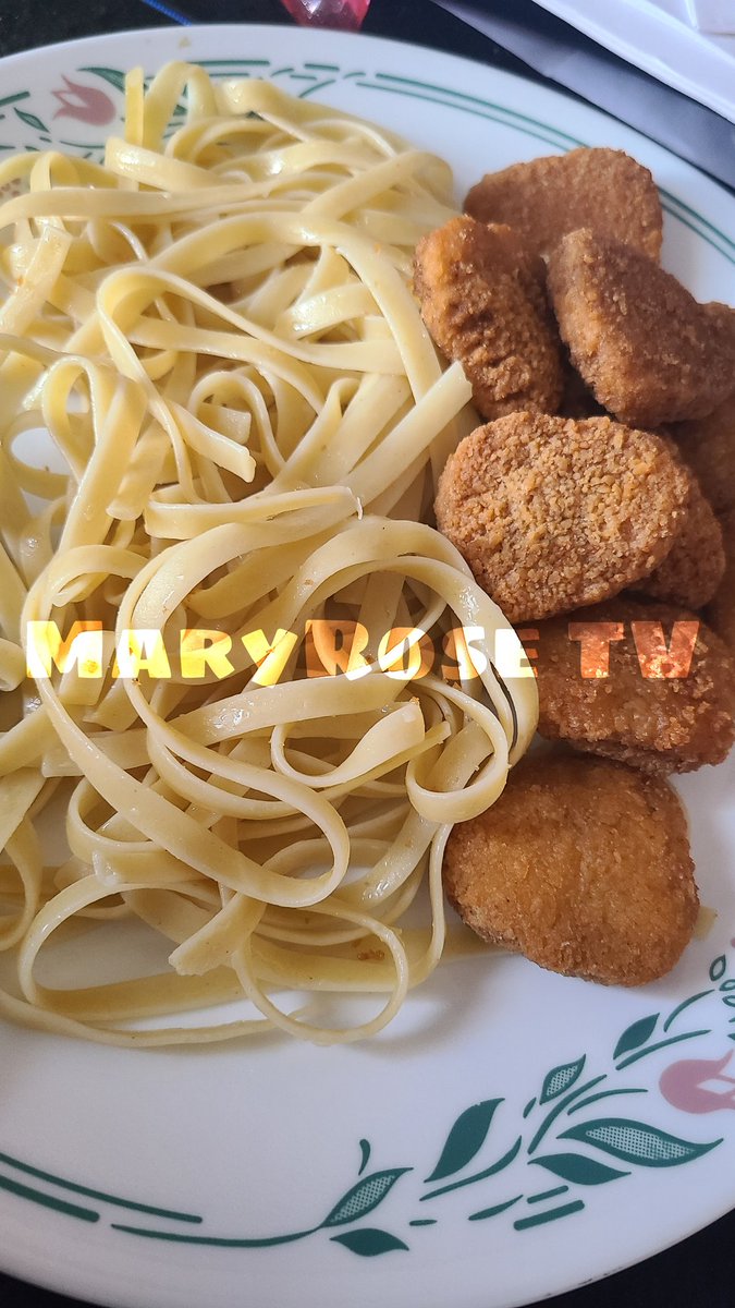 #butternoodles #buttersauce #noodles #fettucine #chickennuggets #maryrosetv #pasta #pastasauce #nuggets