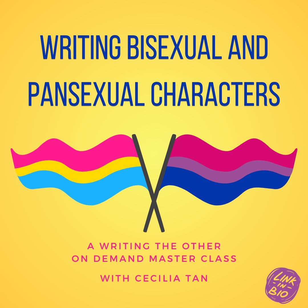 How are you celebrating #BiVisibilityDay tomorrow? Why not take my on-demand master class on writing bisexual and pansexual characters? Use the code "bipanmc" to get 20% off thru 9/30. writingtheother.com/on-demand-bise…
