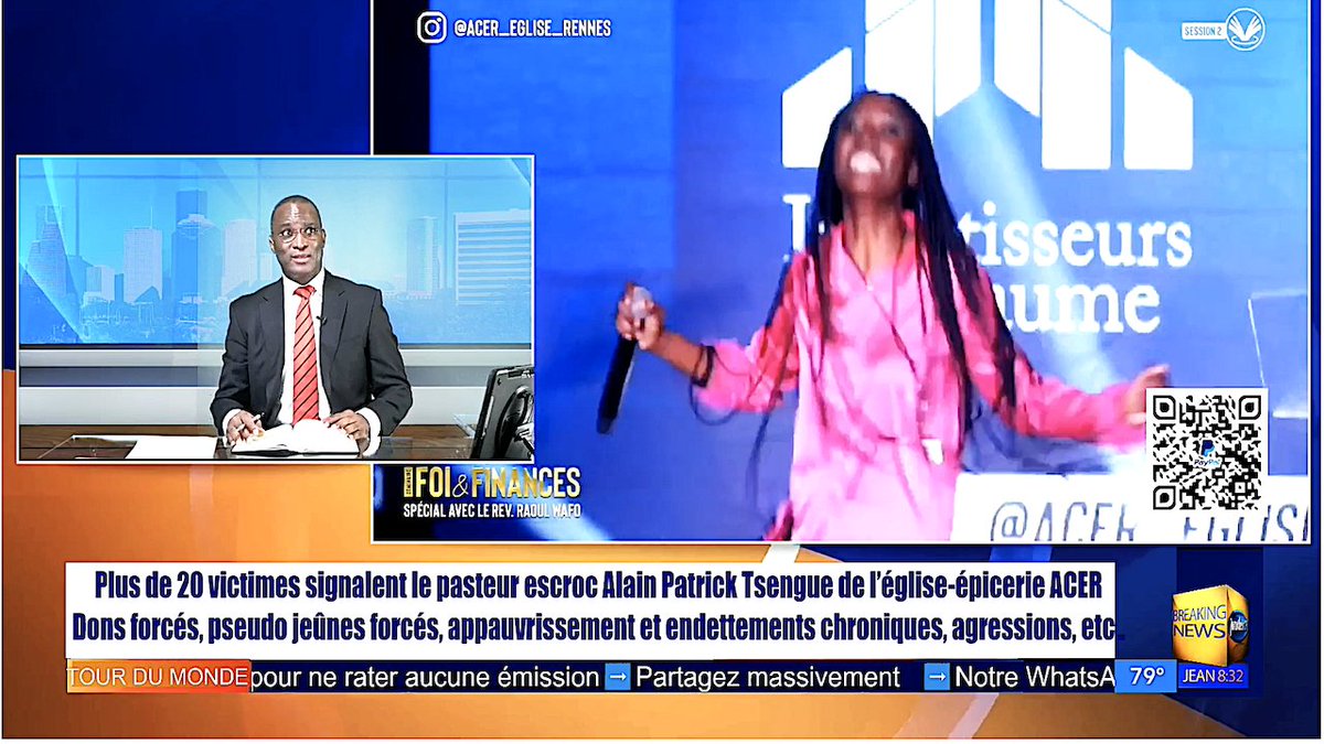 JesusChrist_TV's tweet image. 😳TEASER - Choquantes scènes de boite de nuit bordel dans l'église-épicerie #ACER de l'apôtre de satan #AlainPatrickTsengue #fauxpasteurs 
#JesusChristTV #GeorgesNama 
CLIQUEZ SUR LE LIEN SUIVANT: 👇Facebook: facebook.com/georges.c.nama…
YouTube: 👇
youtu.be/5W5ZbgHP5Sg