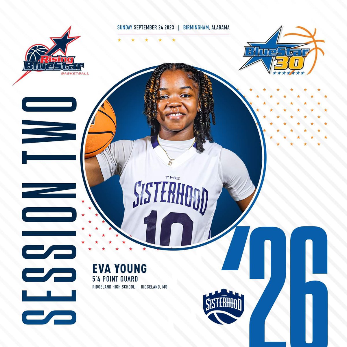 evakyoung26's tweet photo. SEE YOU SUNDAY!!
Rising Blue Star Combine
Birmingham, AL
#risingbluestar 
#ouTSHine #mississippiGIRLScanBALL
@TSHLadyLions https://t.co/DMKBIR7GEb