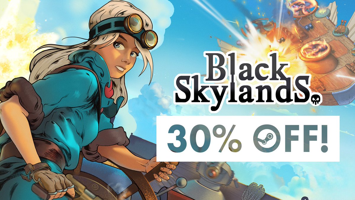 Great news, Captains!

If you haven't joined the adventure yet, #BlackSkylands is having a limited-time 30% discount on #Steam until Friday, September 29th! ✨

store.steampowered.com/app/1143810/Bl…