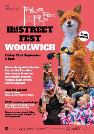 My mum Kavina Pound will be performing in the finale this evening in woolwich Gordon Square for the HI!Street fest. So come and watch the parade and the performance. 🎭🎊

@EEALondon 
#Histreetfest 
#woolwich