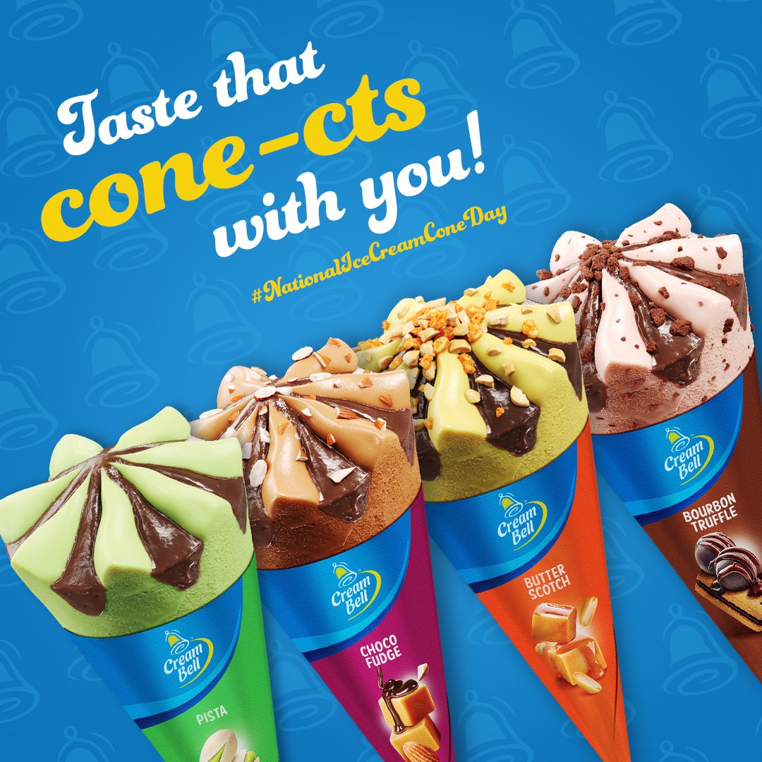 It’s always a cone-tastic adventure when you have your favourite Creambell Cones! 🤩