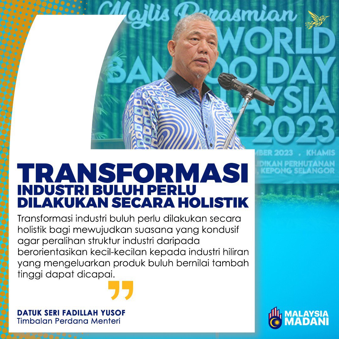 DemiRakyatSel's tweet photo. TRANSFORMASI INDUSTRI BULUH PERLU DILAKUKAN SECARA HOLISTIK https://t.co/XwGlrn71RG