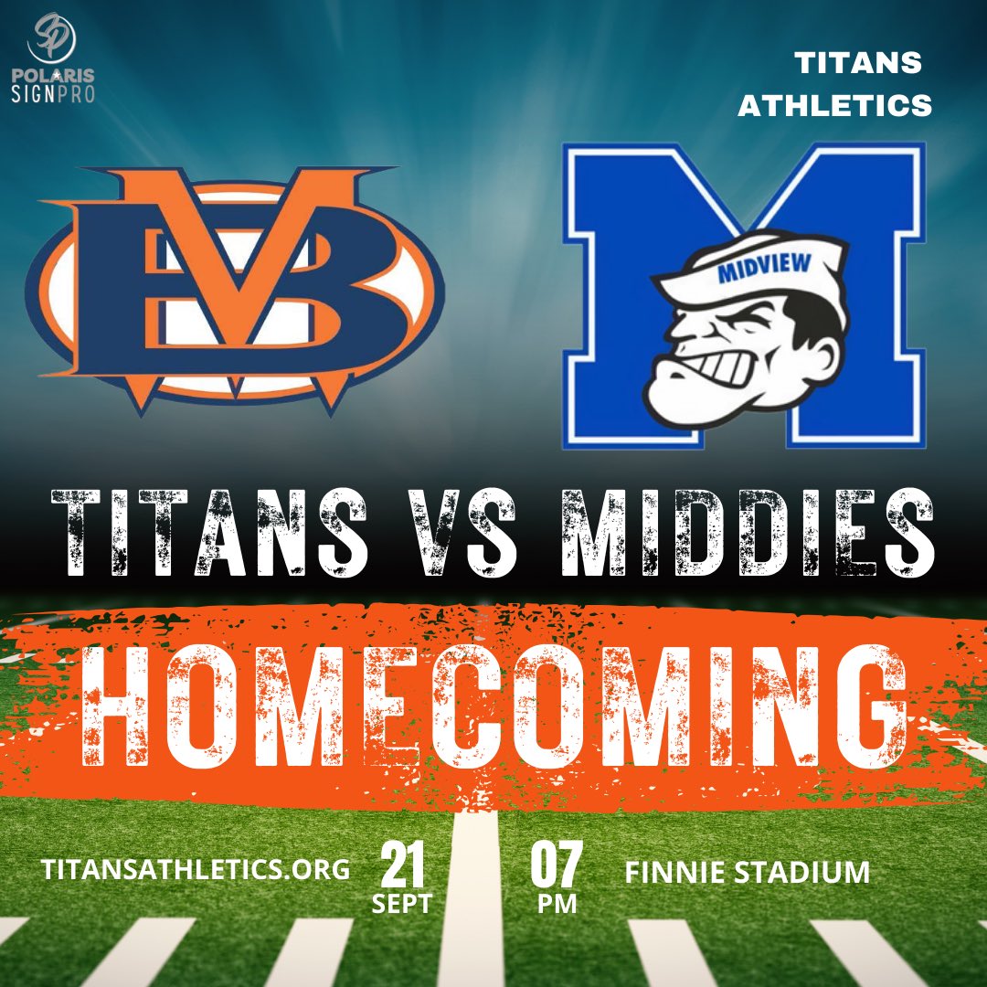 Polaris Sign Pro at BMHS (@polarissignpro) on Twitter photo The Titans face Midview tonight for the Homecoming Game. Good luck Titans!
<a href="/athleticsbmhs/">Berea-Midpark Titans</a> <a href="/bmhstitanstorm/">The Storm⚡️</a> <a href="/bmhstitans/">Berea-Midpark HS</a> <a href="/BCSDWheeler/">Mrs. Tracy Wheeler</a> <a href="/m_smithberger/">Mark Smithberger</a> @polariscareercenter
Content Creator: Ava Burlison The Titans face Midview tonight for the Homecoming Game. Good luck Titans!
<a href="/athleticsbmhs/">Berea-Midpark Titans</a> <a href="/bmhstitanstorm/">The Storm⚡️</a> <a href="/bmhstitans/">Berea-Midpark HS</a> <a href="/BCSDWheeler/">Mrs. Tracy Wheeler</a> <a href="/m_smithberger/">Mark Smithberger</a> @polariscareercenter
Content Creator: Ava Burlison