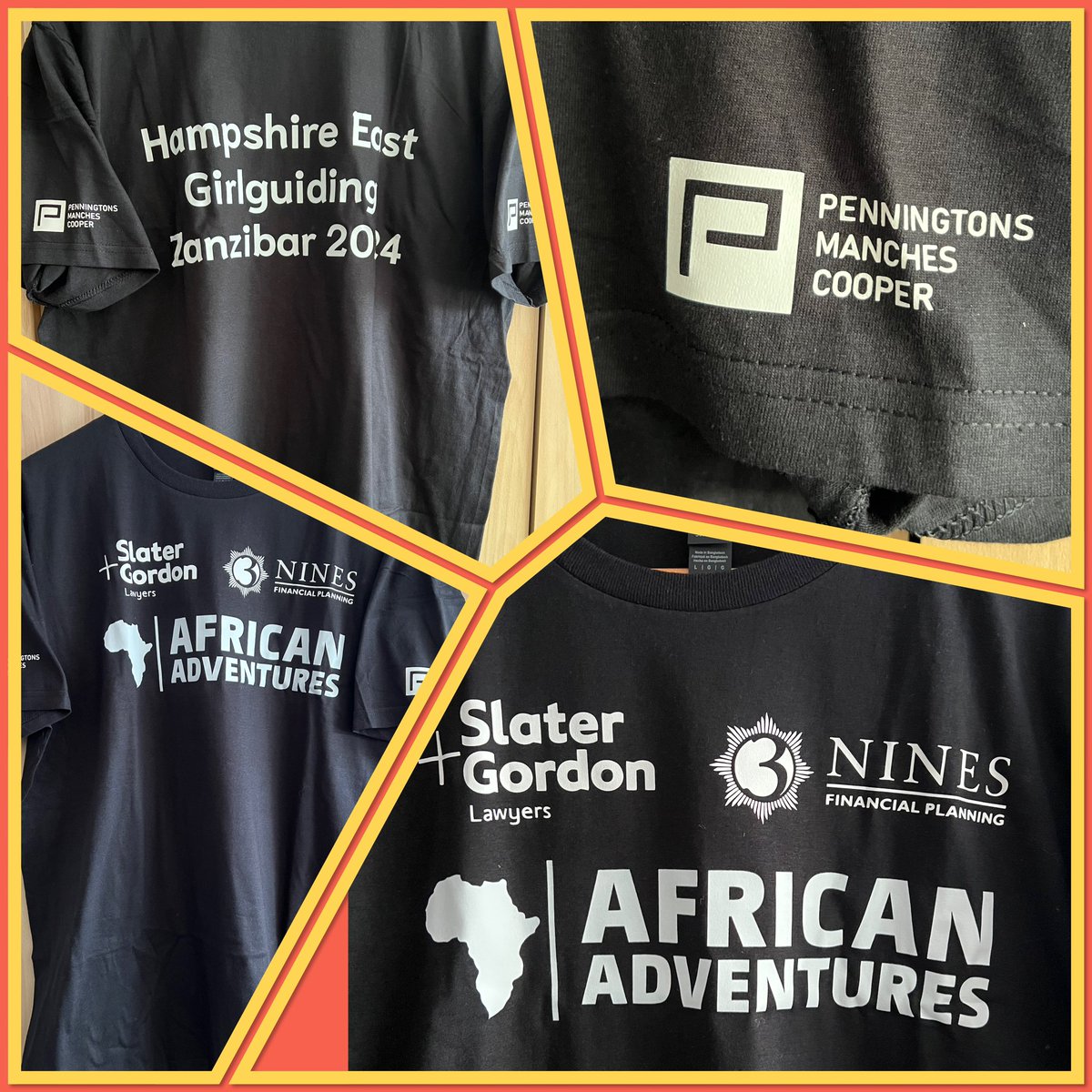 grsmith11's tweet image. So grateful to @SlaterGordonUK @Penningtonslaw and 3nines.co.uk who have kindly sponsored space on my daughters T shirt for her @TripsInAfrica 2024 adventure 🙏🏻 

justgiving.com/crowdfunding/C…
