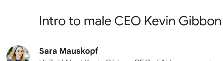 Sara Mauskopf tweet media