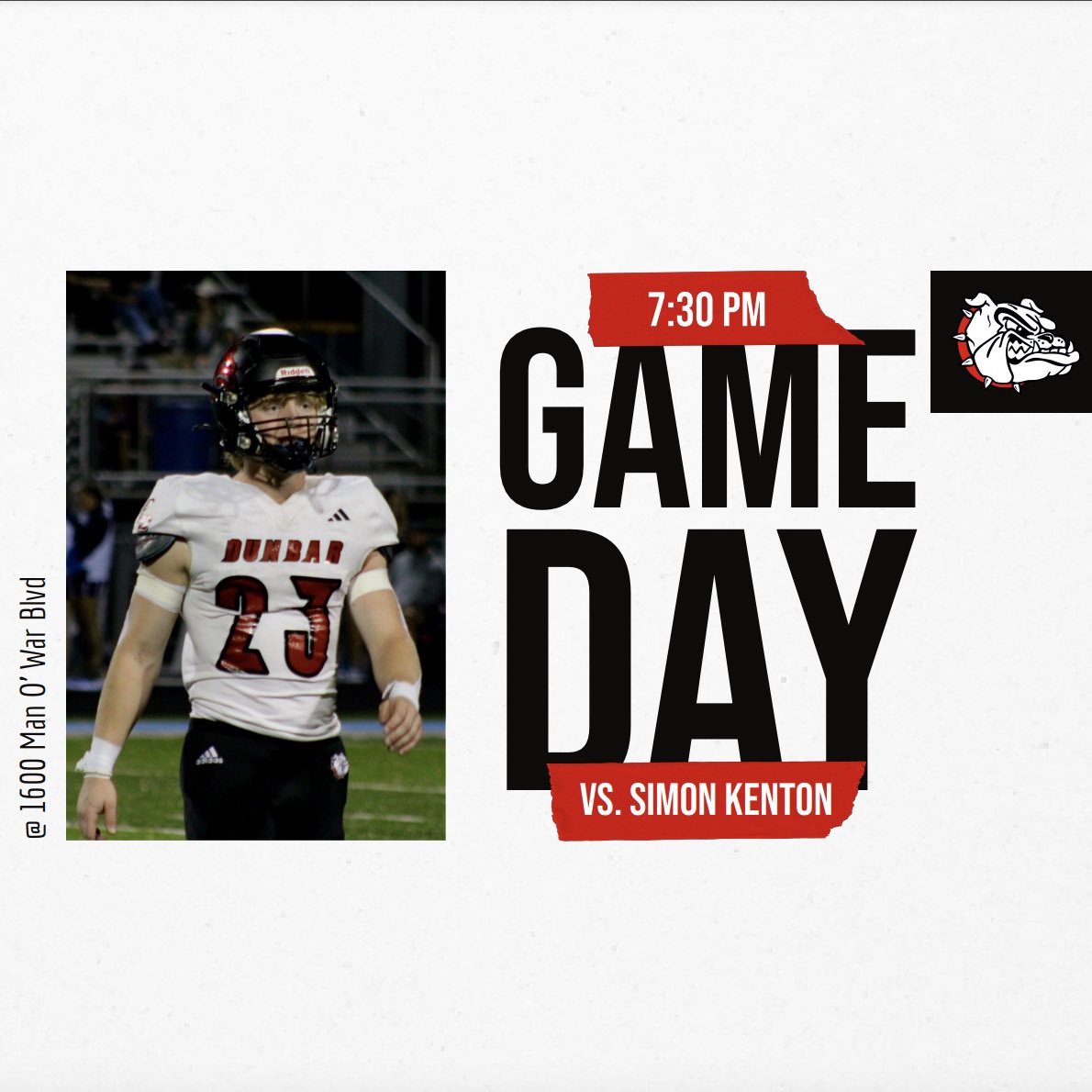 It’s that time again, GAMEDAY! It’s Homecoming at 1600 MO’W tonight at 7:30. Come support and be loud #GoDawgs