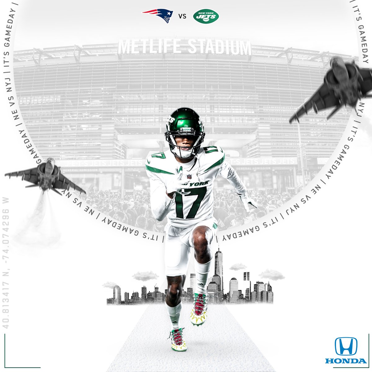 nyjets's tweet photo. GAMEDAY.
OUR HOUSE.
LET'S GO. https://t.co/m28bCBzBHa
